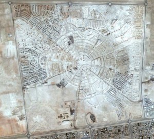 Al Falah Settlement Under Construction - Google Earth Image 