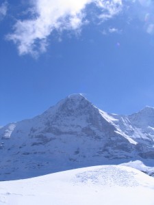 The notorious north face of the Eiger