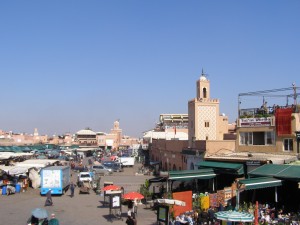 The main square, Jamaa-el-Fna