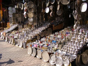 Typical silver-wear stall