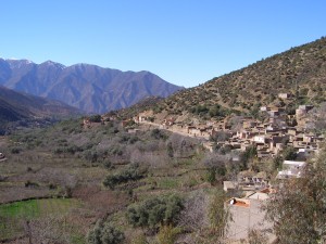 Ouirgane in the Atlas mountains
