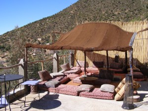 Traditional Berber tent