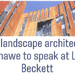 Lionel Fanshawe talks at Leeds Beckett