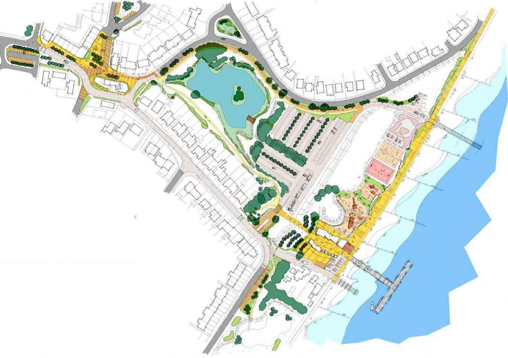 Masterplan for regeneration scheme at East Beach, Selsey