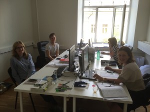 terrafirmaLT staff at Smetonos Street office, Vilnius May 2016