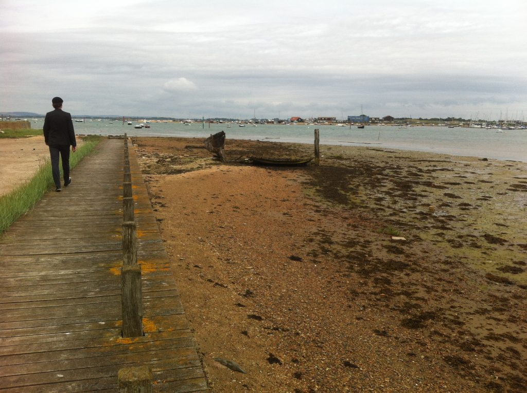 boardwalk at Milton locks