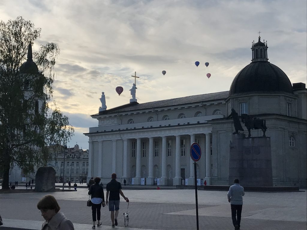 The Cathedral Basilica of St Stanislaus and St Ladislaus of Vilnius, and Cathedral Square