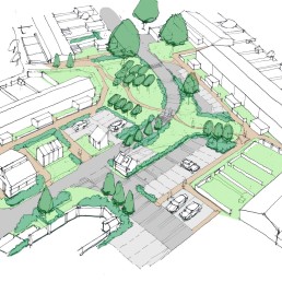Houghton Regis, Masterplanning, Landscape Architecture
