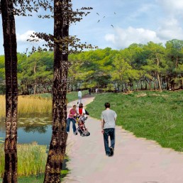Enviropark, Portsmouth, Landscape Architecture, Masterplanning